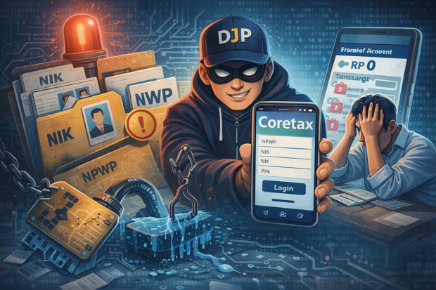 Ilustrasi dugaan penipuan berkedok Coretax