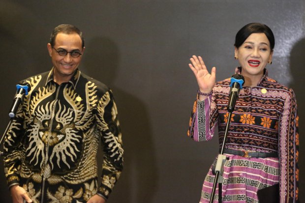 Konpers perkembangan terkait MSCI di Bursa Efek Indonesia (Foto: Katadata/Fauza Syahputra)