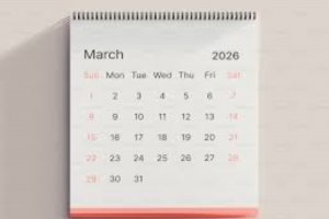 Kalender Maret 2026 