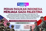 INFOGRAFIK: Peran Pasukan Indonesia Menjaga Gaza Palestina