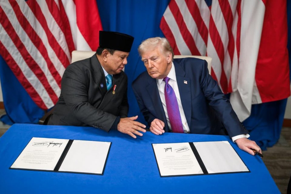 Prabowo Subianto dan Donald Trump
