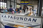 Mudik awal di Stasiun Kiaracondong Bandung