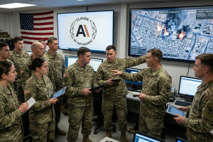 Ilustrasi militer AS menggunakan teknologi AI Claude Anthropic