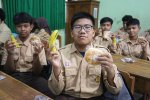 Potret Menu MBG untuk Siswa Sekolah pada Bulan Ramadan (Foto: Katadata/Fauza Syahputra)