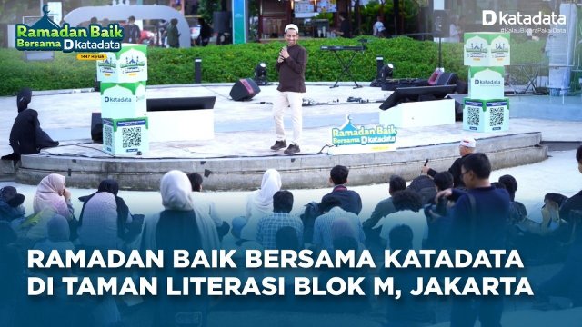Ramadan Baik Bersama Katadata digelar di Taman Literasi Blok M (26/2)