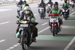 Bonus Hari Raya (BHR) untuk mitra pengemudi ojol sebesar 25% dari rata-rata pendapatan selama 12 bulan (Foto: Katadata/Fauza Syahputra)