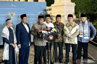 Ketua MPR Ahmad Muzani dan beberapa ulama di Istana Negara, Kamis (5/3)