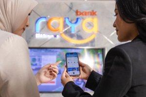 Ilustrasi Aplikasi Bank Raya