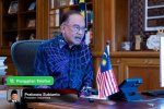 Sambungan telepon Perdana Menteri Malaysia Anwar Ibrahim dengan Prabowo