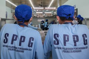 Peluncuran operasional SPPG Polri Polresta Kendari