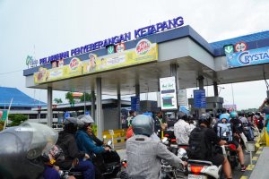 Antrian Kendaraan di Pelabuhan Ketapang