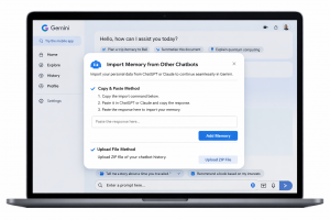 Gemini AI rilis fitur impor riwayat percakapan dari chatbot AI lain