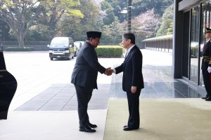 Presiden Prabowo dan Kaisar Naruhito
