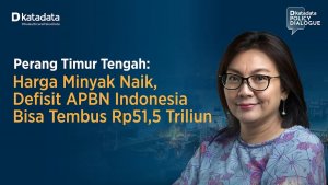 Harga Minyak Naik, Defisit APBN Indonesia Bisa Tembus Rp51,5 Triliun | Katadata Policy DialogueHarga Minyak Naik, Defisit APBN Indonesia Bisa Tembus R