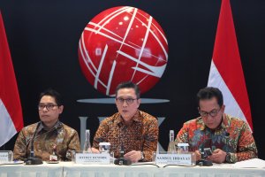 Sosialisasi Capaian Reformasi Transparansi Pasar Modal Indonesia (Foto: Katadata/Fauza Syahputra)