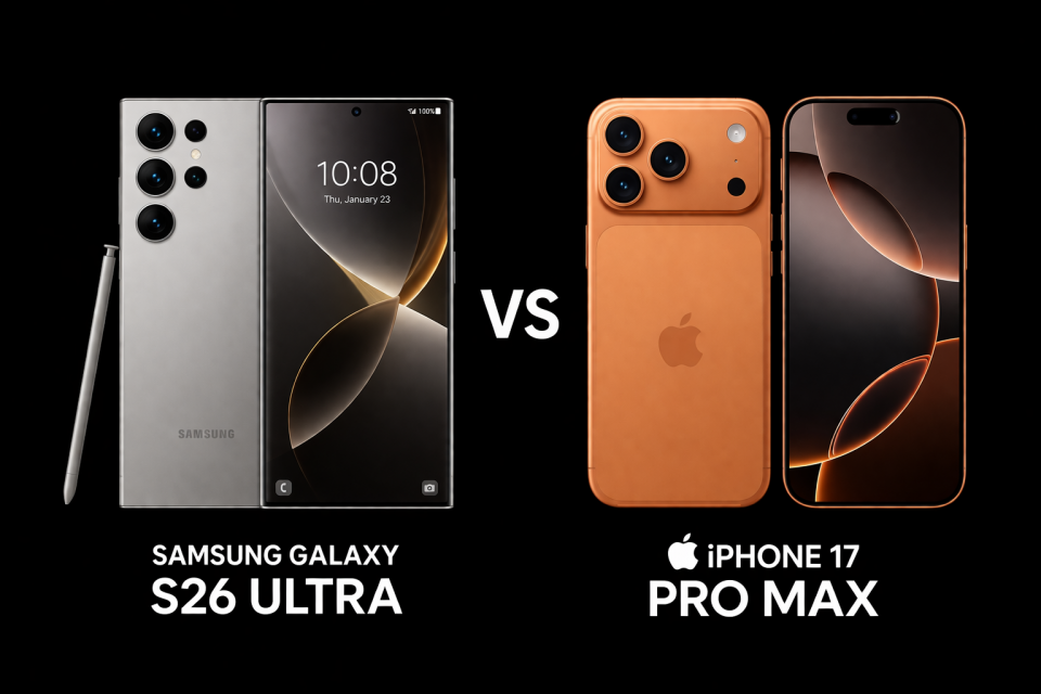 Samsung Galaxy S26 Ultra VS iPhone 17 Pro Max