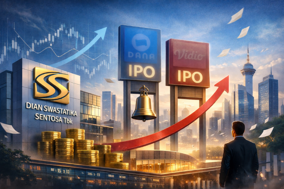 Dian Swastatika Sentosa (DSSA) bersiap bawa DANA dan Vidio IPO