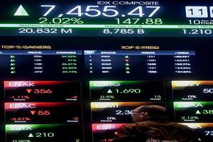 IHSG naik pada hari pertama penerapan WFH bagi ASN