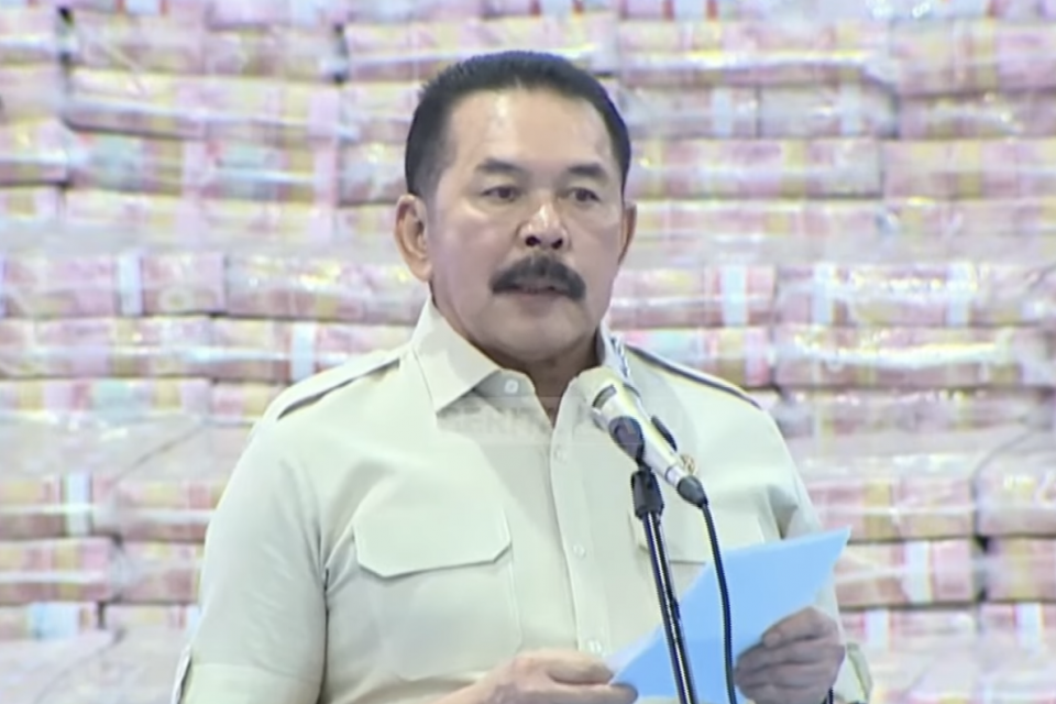 Prabowo Saksikan Kejagung Setor Uang Rampasan Rp 11,4 T ke Kas Negara