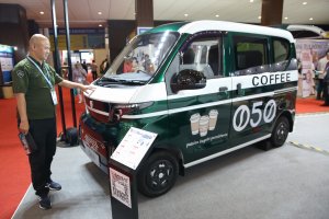 Pameran Kendaraan Komersial GIICOMVEC 2026 (Foto: Katadata/Fauza Syahputra)