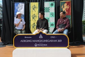 Konferensi pers Mangkunegaran Run 2026 (Foto: Katadata/Fauza Syahputra)