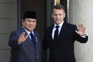 Pertemuan Presiden Prabowo dengan Presiden Macron