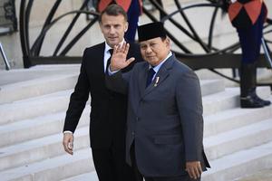 Pertemuan Presiden Prabowo dengan Presiden Macron