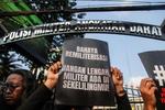 Aksi bentuk solidaritas untuk Andrie Yunus