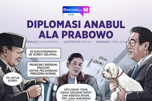 KOMIK: Diplomasi Anabul Ala Prabowo