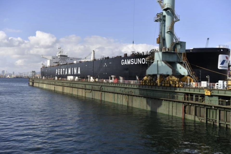 The Gamsunoro ship milik PT Pertamina International Shipping (PIS).