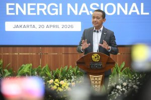 Konferensi Pers Menteri ESDM Terkait Penemuan Gas Raksasa di Kutai (Foto: Katadata/Fauza Syahputra) 