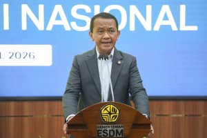 Konferensi Pers Menteri ESDM Terkait Penemuan Gas Raksasa di Kutai (Foto: Katadata/Fauza Syahputra) 
