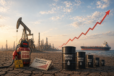 Ilustrasi telaah harga minyak