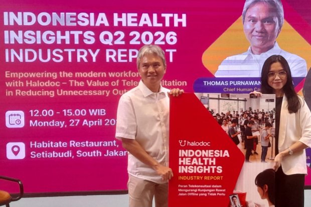 Halodoc meluncurkan kesehatan Indonesia Health Insights Q2 2026, di Jakarta, Senin (27/4/2026).