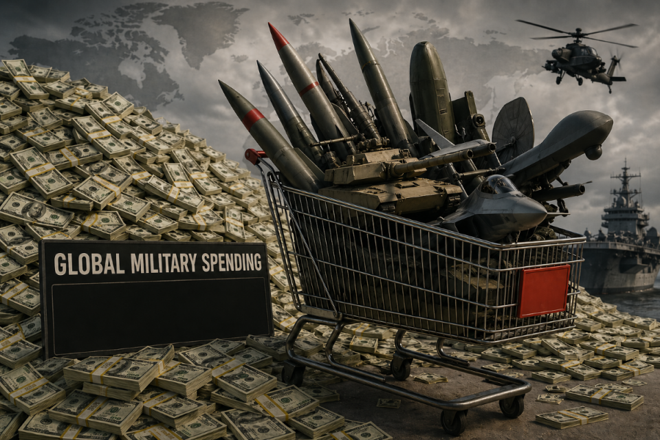 belanja militer, Eropa, Cina, AS