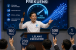 Ilustrasi lelang frekuensi