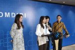 Global Head of Public Policy Roblox Nicky Jackson, Menteri Komdigi Meutya Hafid, Dirjen Komunikasi Publik dan Media Fifi Aleyda Yahya, Dirjen Pengawas