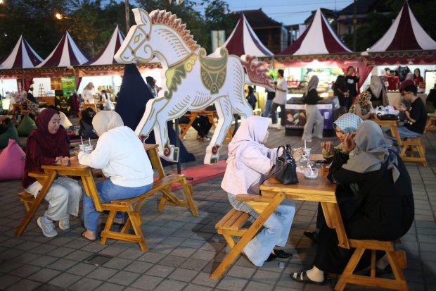 Festival Kuliner Mangkunegaran MakaN-MakaN 2026 (Foto: Katadata/Fauza Syahputra)
