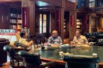 Presiden Prabowo Subianto menerima Kepala usat Pelaporan dan Analisis Transaksi Keuangan (PPATK), Ivan Yustiavandana di Hambalang, Bogor, Jawa Barat, 