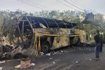 Kecelakaan bus di Kabupaten Muratara