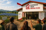 Ilustrasi PLTS Kopdes Merah Putih