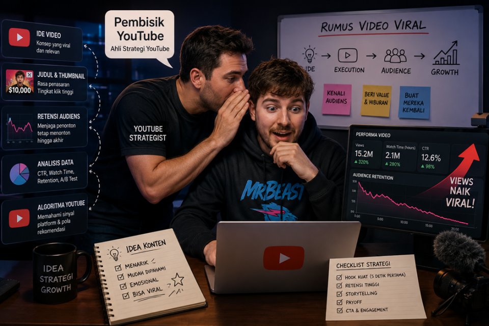Youtuber, ahli strategi YouTube