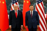 Presiden Cina Xi Jinping menerima Presiden Amerika Serikat Donald Trump di Beijing, Kamis (14/5). Foto: Instagram/whitehouse