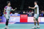 Ganda Putra Indonesia Leo Rolly Carnando dan Daniel Marthin