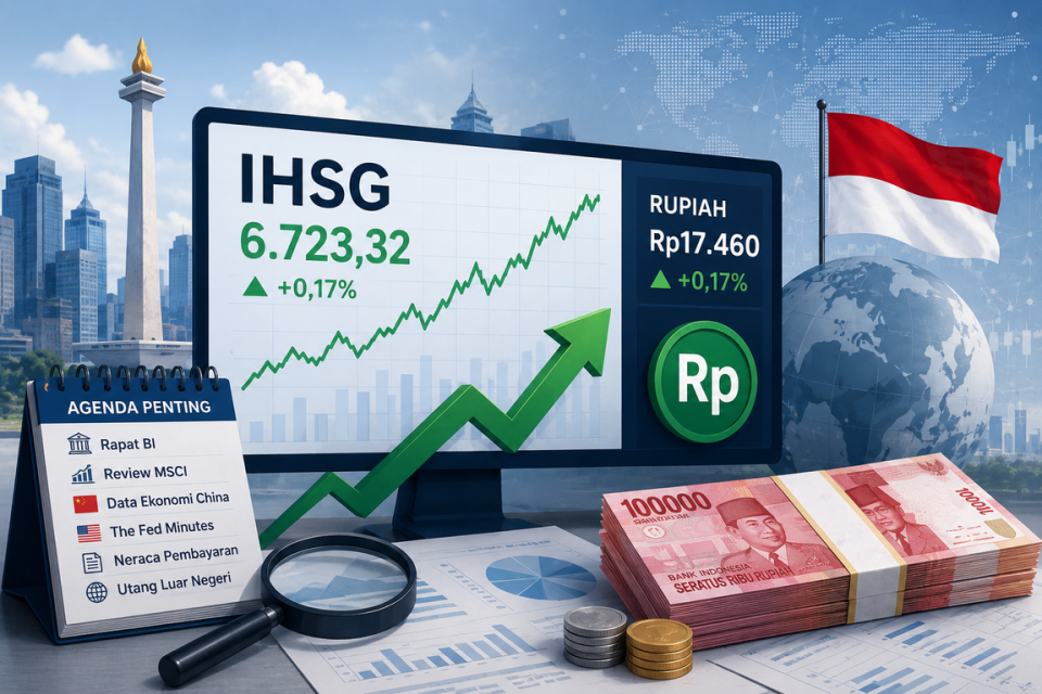 IHSG-Rupiah Tertekan 8 Agenda Pekan Ini — MSCI, RDG BI, FOMC Jadi Kunci