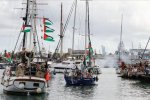 Kapal-kapal yang ikut terlibat dalam Global Sumud Flotilla untuk Gaza, Palestina.