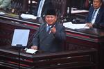Presiden Prabowo berpidato dalam rapat paripurna DPR