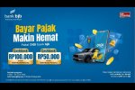 bank bjb menghadirkan promo cashback pembayaran Pajak Kendaraan Bermotor melalui aplikasi DIGI bank bjb, berlaku 11 Mei–30 Juni 2026. Nasabah berkesem