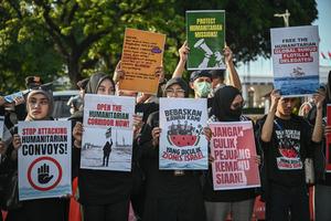 Aksi solidaritas penculikan WNI oleh Israel