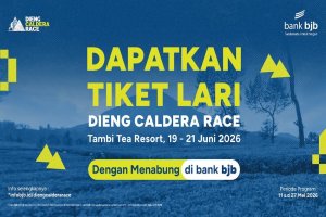 bank bjb dukung Dieng Caldera Race